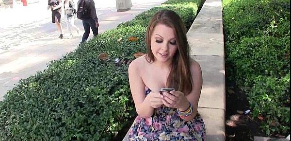  Teen Cali Hayes lets a stranger pound her for cash